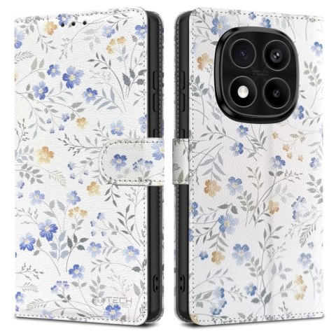Etui Tech-Protect Wallet na Xiaomi Redmi Note 14 Pro 5G / 14 Pro+ 5G / Poco X7 5G - stokrotki z liśćmi Etui Tech-Protect Wallet na Xiaomi Redmi Note 14 Pro 5G / 14 Pro+ 5G / Poco X7 5G - stokrotki z liśćmi