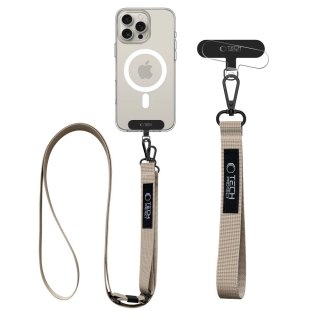 Smycz Tech-Protect C65 Rope Crossbody - beżowa