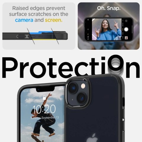 Etui Spigen Ultra Hybrid na iPhone 14 Plus - matowo-czarne Etui Spigen Ultra Hybrid na iPhone 14 Plus - matowo-czarne