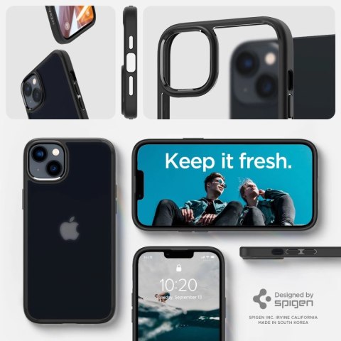 Etui Spigen Ultra Hybrid na iPhone 14 Plus - matowo-czarne Etui Spigen Ultra Hybrid na iPhone 14 Plus - matowo-czarne