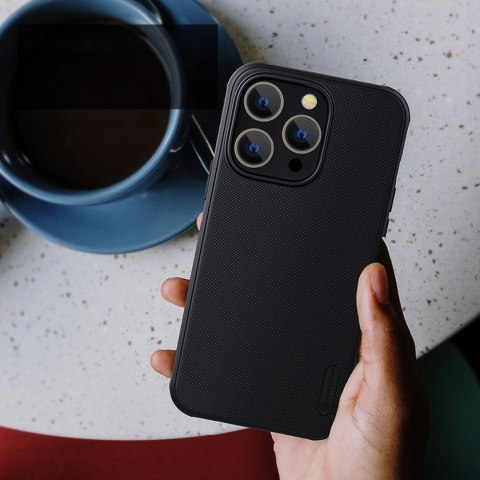 Nillkin Super Frosted Shield Pro Magnetic Case etui iPhone 14 Pro Max z MagSafe magnetyczne niebieski Nillkin Super Frosted Shield Pro Magnetic Case etui iPhone 14 Pro Max z MagSafe magnetyczne niebieski