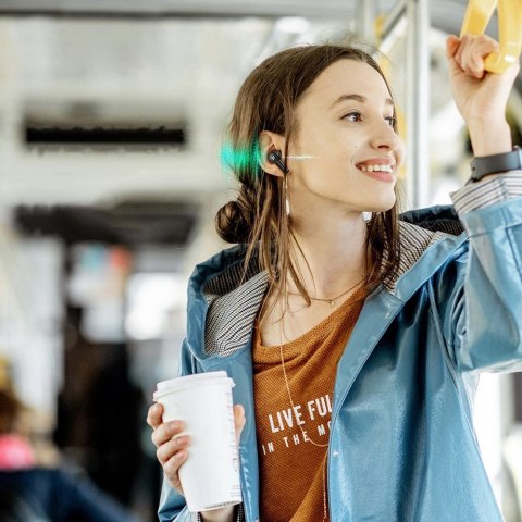 Tronsmart Apollo Air + TWS ANC dokanałowe wodoodporne bezprzewodowe słuchawki Bluetooth 5.2 czarny (372359)
