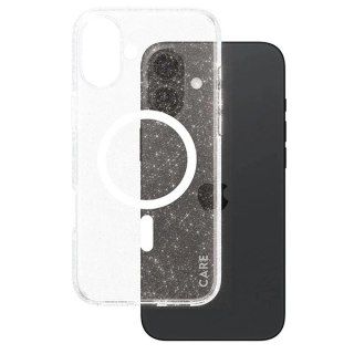 Etui CARE by PanzerGlass Flagship Star Lit Case z MagSafe na iPhone 16 Plus - białe