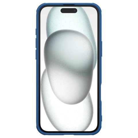Etui Nillkin Super Frosted Shield Pro na iPhone 16 - niebieskie