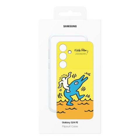 Etui Samsung Flipsuit Case EF-MS721CYEGWW na Samsung Galaxy S 24 FE - żółte Etui Samsung Flipsuit Case EF-MS721CYEGWW na Samsung Galaxy S 24 FE - żółte
