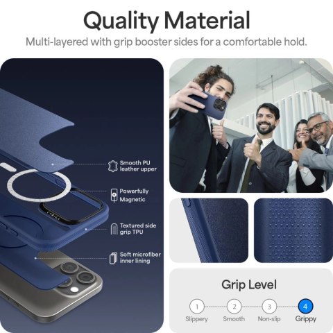 Etui Spigen Cyrill Kajuk Mag na iPhone 16 Pro - niebieskie