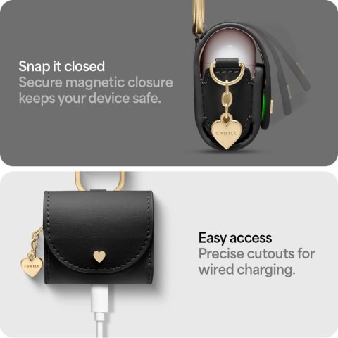 Etui Spigen Cyrill Mini Bag na AirPods 4 - czarny Etui Spigen Cyrill Mini Bag na AirPods 4 - czarny