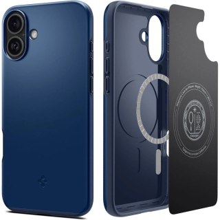 Etui Spigen Thin Fit Magsafe na iPhone 16 - niebieskie