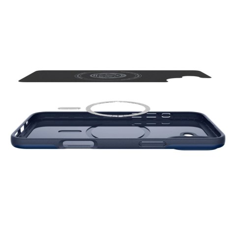 Etui Spigen Thin Fit Magsafe na iPhone 16 - niebieskie