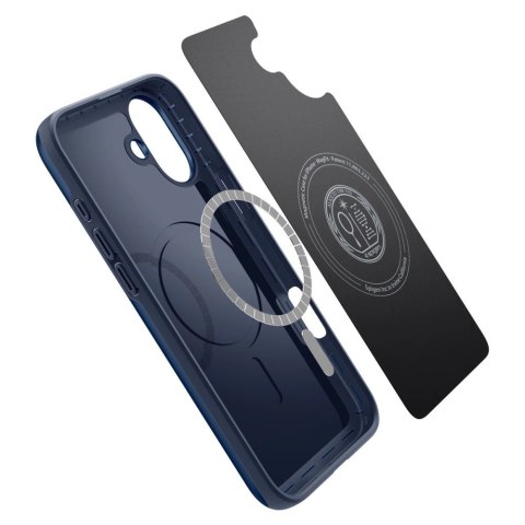 Etui Spigen Thin Fit Magsafe na iPhone 16 - niebieskie