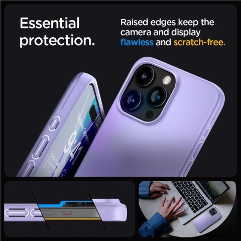 Etui Spigen Thin Fit na iPhone 15 Pro Max - fioletowe Etui Spigen Thin Fit na iPhone 15 Pro Max - fioletowe