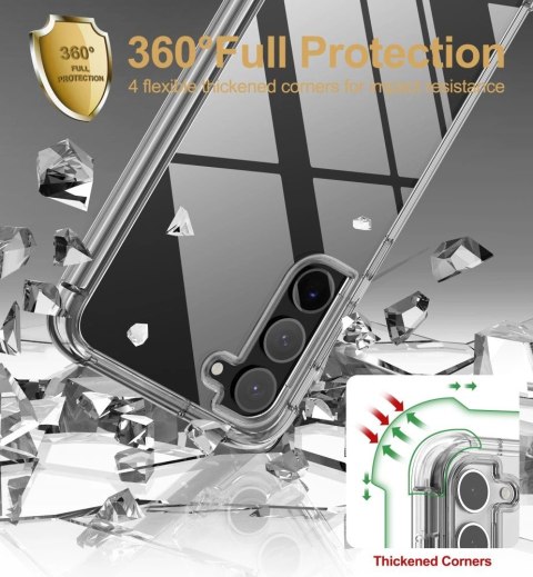 Etui Tech-Protect Kevlar na Samsung Galaxy S23+ - przezroczyste