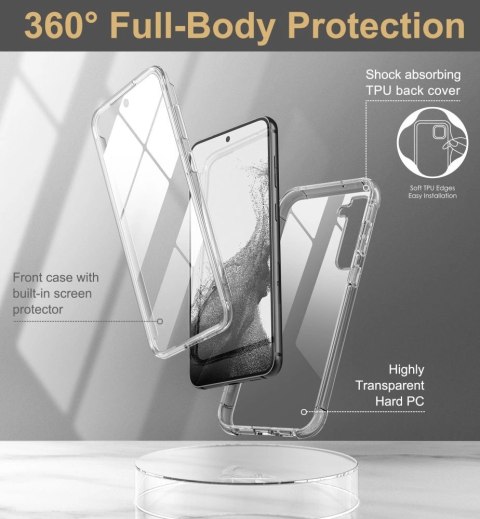 Etui Tech-Protect Kevlar na Samsung Galaxy S23+ - przezroczyste