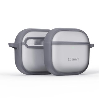 Etui Tech-Protect Slim Hook na AirPods 4 - szare
