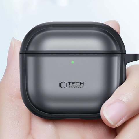 Etui Tech-Protect Slim Hook na AirPods 4 - szare