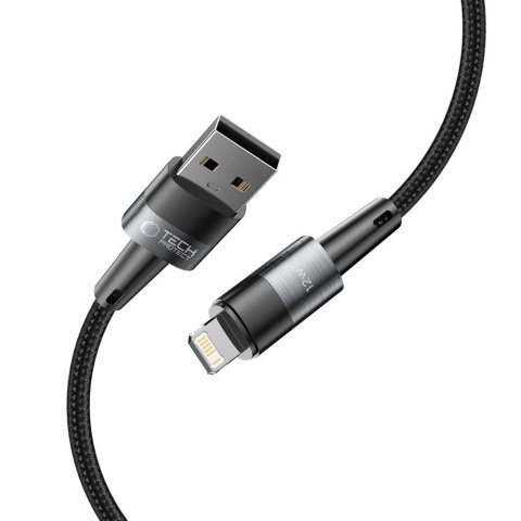 Kabel Tech-Protect UltraBoost USB-A / Lightning 12W 2.4A 2m - szary