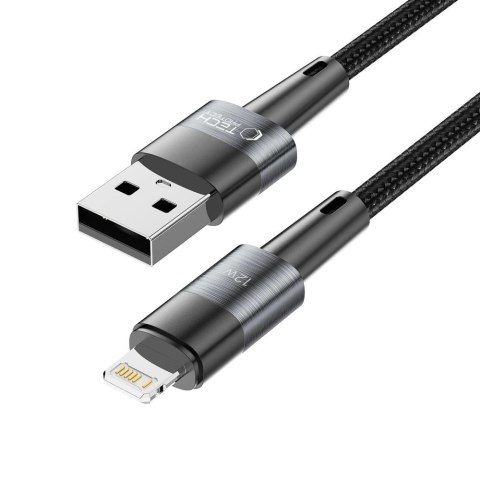 Kabel Tech-Protect UltraBoost USB-A / Lightning 12W 2.4A 2m - szary