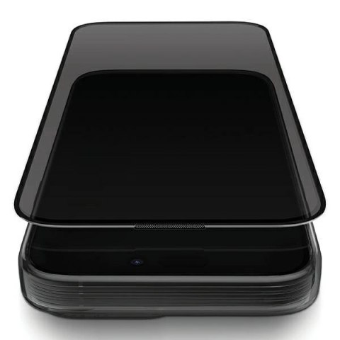 Szkło UNIQ Optix Privacy hartowane prywatyzujące na iPhone 15 / 14 Pro z aplikatorem Szkło UNIQ Optix Privacy hartowane prywatyzujące na iPhone 15 / 14 Pro z aplikatorem
