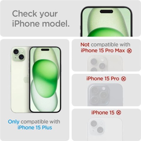 Szkło hartowane Spigen Glas.tR EZ Fit Privacy na iPhone 15 Plus
