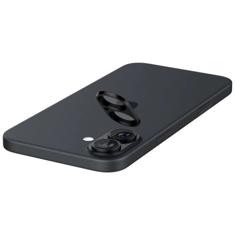 Szkło na aparat Spigen Optik GLAS.TR Camera Protector 2-PACK na iPhone 16 / 16 PLUS - czarne Szkło na aparat Spigen Optik GLAS.TR Camera Protector 2-PACK na iPhone 16 / 16 PLUS - czarne