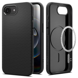 Etui Spigen Liquid Air Mag MagSafe na iPhone 16e - czarny mat