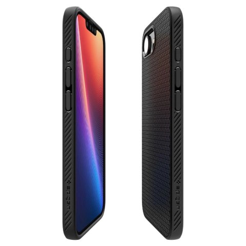 Etui Spigen Liquid Air Mag MagSafe na iPhone 16e - czarny mat