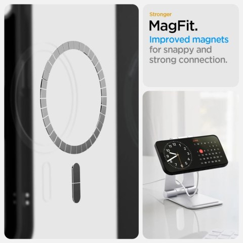 Etui Spigen Liquid Air Mag MagSafe na iPhone 16e - czarny mat