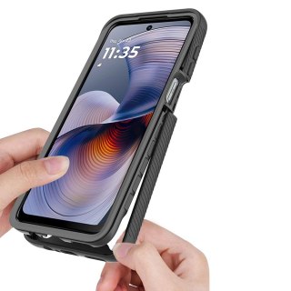Etui Tech-Protect Defense na Motorola Moto G55 5G - czarne