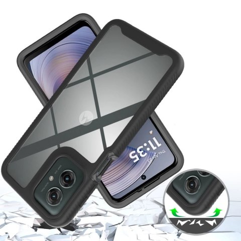 Etui Tech-Protect Defense na Motorola Moto G55 5G - czarne Etui Tech-Protect Defense na Motorola Moto G55 5G - czarne