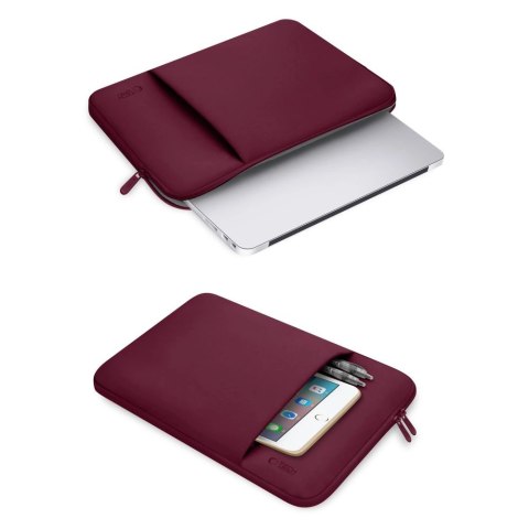Pokrowiec Tech-Protect Neopren na laptopa 13" - bordowa