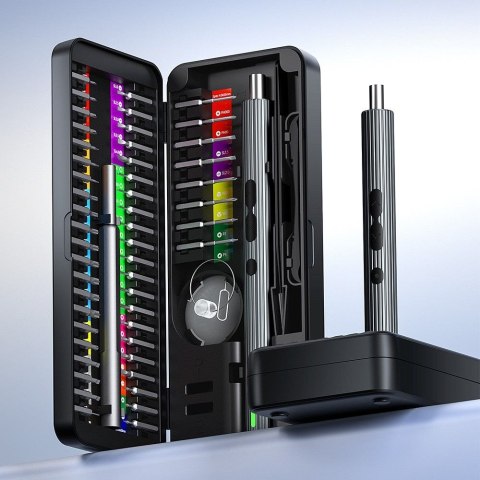 UF-TOOLS - Wkrętak elektryczny N20 z wymiennymi bitami i magnetyzerem 58w1