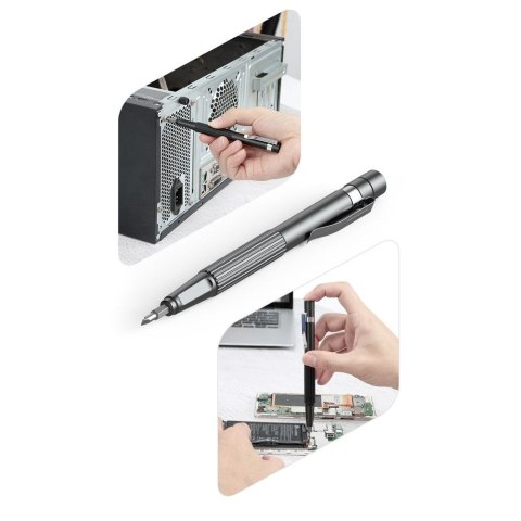 UF-TOOLS - Wkrętak precyzyjny typu "pen" z wymiennymi bitami 13w1 UF-TOOLS - Wkrętak precyzyjny typu "pen" z wymiennymi bitami 13w1