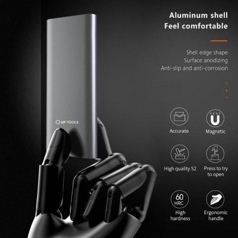 UF-TOOLS - Wkrętak precyzyjny z wymiennymi bitami 48w1 UF-TOOLS - Wkrętak precyzyjny z wymiennymi bitami 48w1