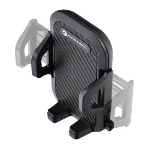 Uchwyt na telefon do samochodu uniwersalny Forcell F-Grip Carbon Bracket ramię 17cm do szyby czarny