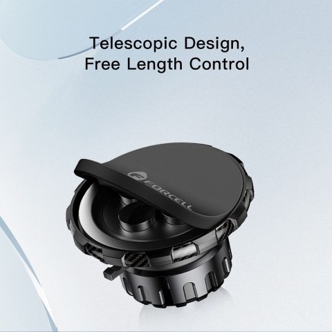 Uchwyt na telefon do samochodu magnetyczny Forcell F-Grip Excelence do szyby / deski / kratki czarny