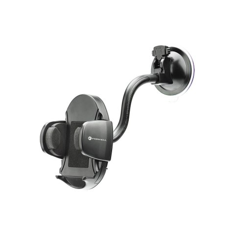 Uchwyt na telefon do samochodu uniwersalny Forcell F-Grip Oval 17 cm do szyby / deski / kratki czarny Uchwyt na telefon do samochodu uniwersalny Forcell F-Grip Oval 17 cm do szyby / deski / kratki czarny
