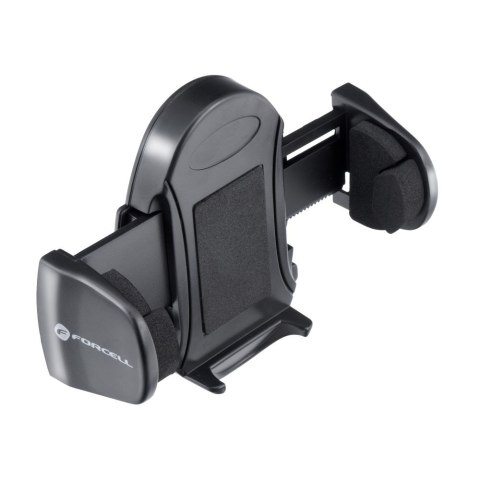 Uchwyt na telefon do samochodu uniwersalny Forcell F-Grip Oval 17 cm do szyby / deski / kratki czarny Uchwyt na telefon do samochodu uniwersalny Forcell F-Grip Oval 17 cm do szyby / deski / kratki czarny