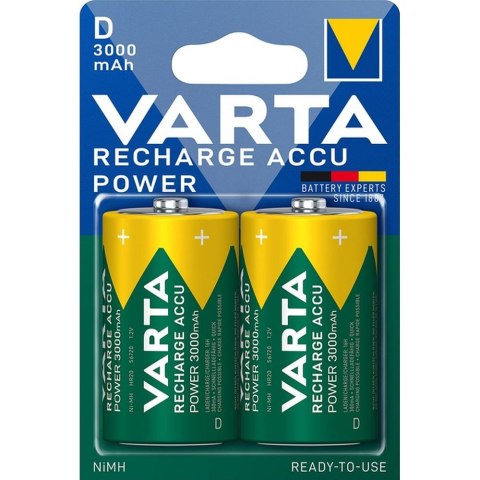 VARTA bateria akumulatorowa R20 (Typ D) 3000mAh Accu Power 2 szt