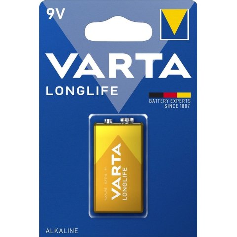 VARTA bateria alkaliczna 9V (Typ 6LR61) Longlife 1 szt VARTA bateria alkaliczna 9V (Typ 6LR61) Longlife 1 szt