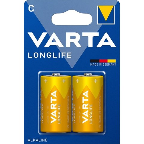 VARTA bateria alkaliczna R14 (Typ C) Longlife 2 szt VARTA bateria alkaliczna R14 (Typ C) Longlife 2 szt