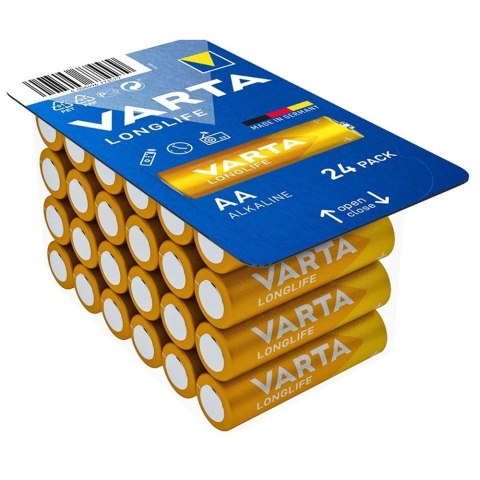 VARTA bateria alkaliczna R6 (AA) Longlife 24 szt VARTA bateria alkaliczna R6 (AA) Longlife 24 szt