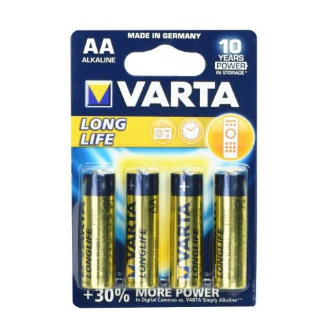 VARTA bateria alkaliczna R6 (AA) Longlife 4 szt VARTA bateria alkaliczna R6 (AA) Longlife 4 szt