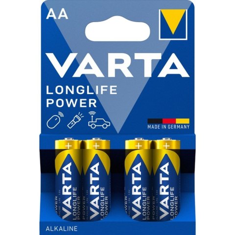 VARTA bateria alkaliczna R6 (AA) Longlife Power 4 szt VARTA bateria alkaliczna R6 (AA) Longlife Power 4 szt