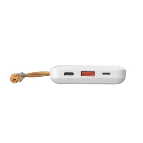 VEGER powerbank 10000 mAh z ładowaniem indukcyjnym kompatybilny z MagSafe PD QC3.0 2A 20W MagOn (VP1151 / W1151) biały VEGER powerbank 10000 mAh z ładowaniem indukcyjnym kompatybilny z MagSafe PD QC3.0 2A 20W MagOn (VP1151 / W1151) biały