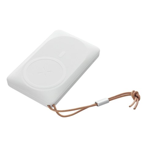 VEGER powerbank 10000 mAh z ładowaniem indukcyjnym kompatybilny z MagSafe PD QC3.0 2A 20W MagOn (VP1151 / W1151) biały VEGER powerbank 10000 mAh z ładowaniem indukcyjnym kompatybilny z MagSafe PD QC3.0 2A 20W MagOn (VP1151 / W1151) biały