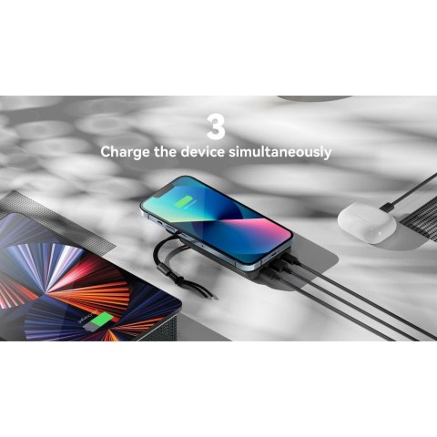 VEGER powerbank 10000 mAh z ładowaniem indukcyjnym kompatybilny z MagSafe PD QC3.0 2A 20W MagOn (VP1151 / W1151) biały VEGER powerbank 10000 mAh z ładowaniem indukcyjnym kompatybilny z MagSafe PD QC3.0 2A 20W MagOn (VP1151 / W1151) biały