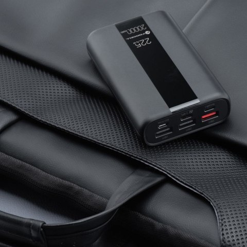 Powerbank Forcell F-Energy Energo P20K2 QC3.0 PD 3A 22,5W 20000 mAh czarny 0INT