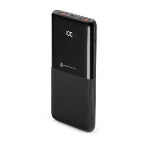 Powerbank Forcell F-Energy P10k1 PD QC3.0 3A 20W 10000 mAh czarny Powerbank Forcell F-Energy P10k1 PD QC3.0 3A 20W 10000 mAh czarny