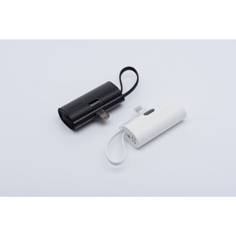 Powerbank Forcell F-Energy Power Plug F5K3 PD 20W 5000 mAh z wbudowanym złączem USB C biały Powerbank Forcell F-Energy Power Plug F5K3 PD 20W 5000 mAh z wbudowanym złączem USB C biały