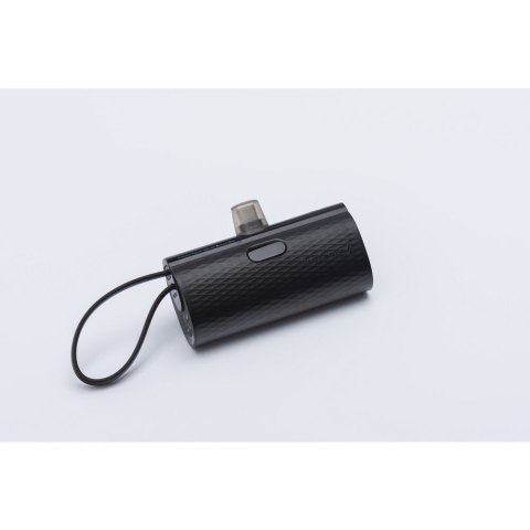 Powerbank Forcell F-Energy Power Plug F5K3 PD 20W 5000 mAh z wbudowanym złączem USB C czarny Powerbank Forcell F-Energy Power Plug F5K3 PD 20W 5000 mAh z wbudowanym złączem USB C czarny